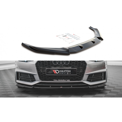 MAXTON Lame Du Pare-Chocs Avant V.3 Audi S4 / A4 S-Line B9 MAXTON Lame Du Pare-Chocs Avant V.3 Audi S4 / A4 S-Line B9