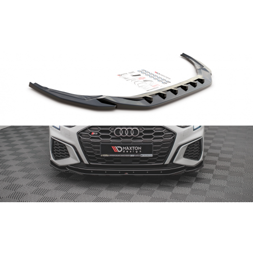 MAXTON Lame Du Pare-Chocs Avant V.4 Audi S3 / A3 S-Line 8Y MAXTON Lame Du Pare-Chocs Avant V.4 Audi S3 / A3 S-Line 8Y