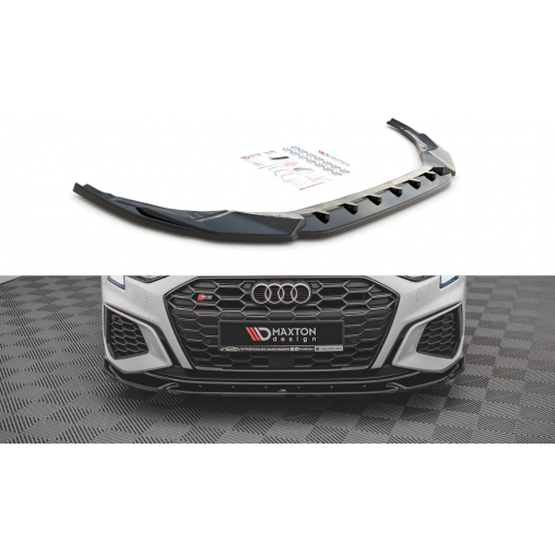 MAXTON Lame Du Pare-Chocs Avant V.3 Audi S3 / A3 S-Line 8Y MAXTON Lame Du Pare-Chocs Avant V.3 Audi S3 / A3 S-Line 8Y