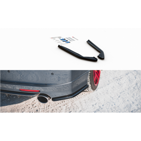 MAXTON Lames De Pare-Chocs Arrière Latérales V.2 Honda Accord Mk7 Type-S
