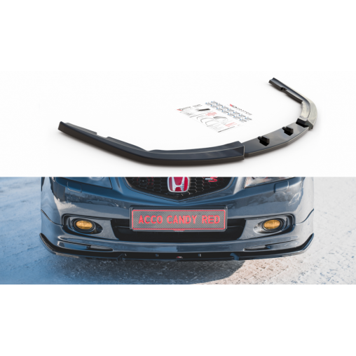 MAXTON Lame Du Pare-Chocs Avant V.2 Honda Accord Mk7 Type-S MAXTON Lame Du Pare-Chocs Avant V.2 Honda Accord Mk7 Type-S