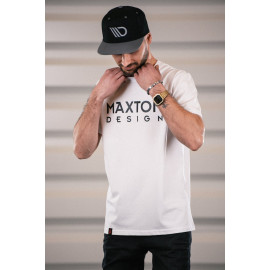 MAXTON Mens White T-shirt MAXTON Mens White T-shirt