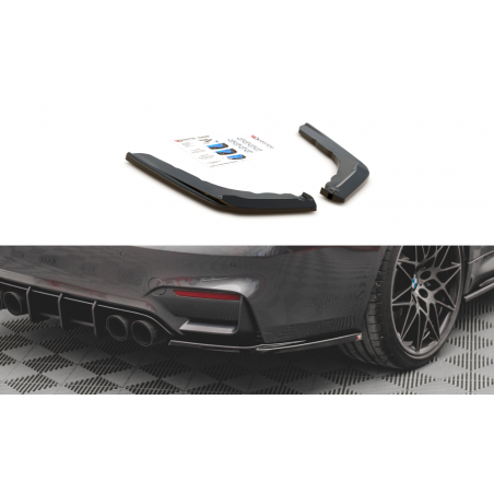 MAXTON Lames De Pare-Chocs Arrière Latérales V.1 BMW M4 F82