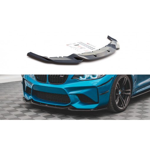 MAXTON Lame Du Pare-Chocs Avant V.3 BMW M2 F87 MAXTON Lame Du Pare-Chocs Avant V.3 BMW M2 F87