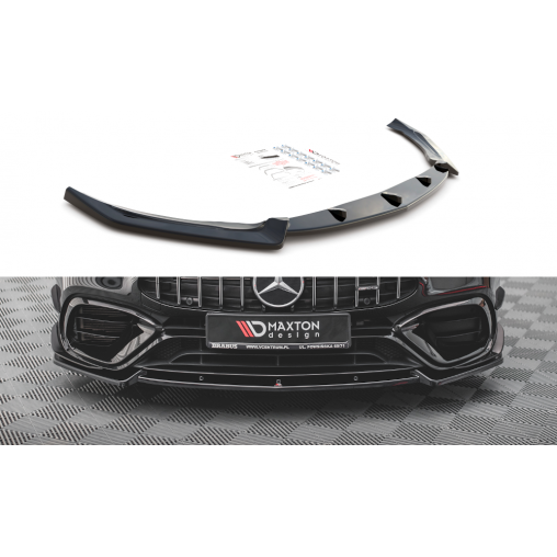 MAXTON Lame Du Pare-Chocs Avant V.2 Mercedes-AMG CLA 45 Aero C118 MAXTON Lame Du Pare-Chocs Avant V.2 Mercedes-AMG CLA 45 Aero C118