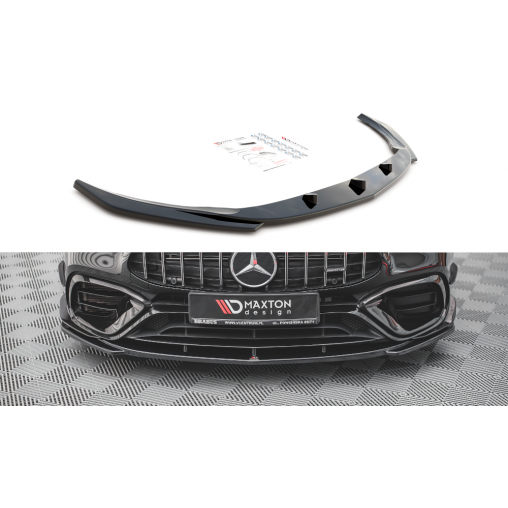 MAXTON Lame Du Pare-Chocs Avant V.1 Mercedes-AMG CLA 45 Aero C118 MAXTON Lame Du Pare-Chocs Avant V.1 Mercedes-AMG CLA 45 Aero C118