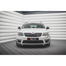 MAXTON Lame Du Pare-Chocs Avant V.3 Skoda Octavia RS Mk3 MAXTON Lame Du Pare-Chocs Avant V.3 Skoda Octavia RS Mk3