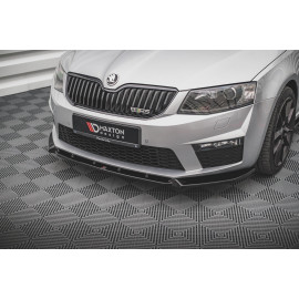MAXTON Lame Du Pare-Chocs Avant V.3 Skoda Octavia RS Mk3 MAXTON Lame Du Pare-Chocs Avant V.3 Skoda Octavia RS Mk3