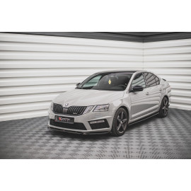 MAXTON Lame Du Pare-Chocs Avant V.3 Skoda Octavia RS Mk3 Facelift