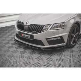 MAXTON Lame Du Pare-Chocs Avant V.2 Skoda Octavia RS Mk3 Facelift