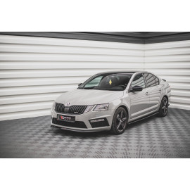 MAXTON Lame Du Pare-Chocs Avant V.1 Skoda Octavia RS Mk3 Facelift