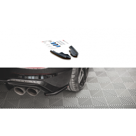 MAXTON Lames De Pare-Chocs Arrière Latérales V.4 Volkswagen Golf R Mk8