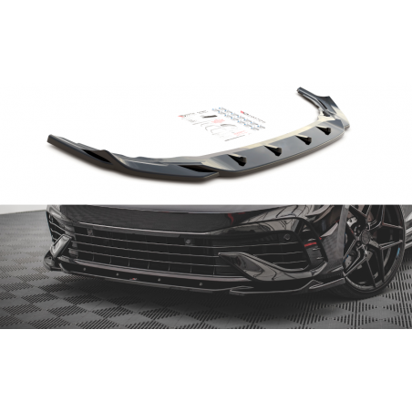 MAXTON Lame Du Pare-Chocs Avant V.4 Volkswagen Golf R Mk8