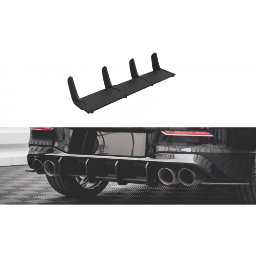 MAXTON Street Pro Central Diffuseur Arriere Volkswagen Golf R Mk8