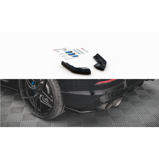 MAXTON Lames De Pare-Chocs Arrière Latérales V.2 Volkswagen Golf R Mk8 MAXTON Lames De Pare-Chocs Arrière Latérales V.2 Volkswagen Golf R Mk8