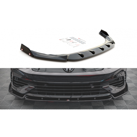 MAXTON Lame Du Pare-Chocs Avant + Ailerons V.2 Volkswagen Golf R Mk8