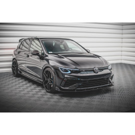 MAXTON Lame Du Pare-Chocs Avant + Ailerons V.2 Volkswagen Golf R Mk8 MAXTON Lame Du Pare-Chocs Avant + Ailerons V.2 Volkswagen Golf R Mk8