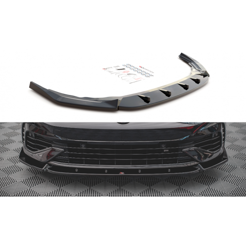 MAXTON Lame Du Pare-Chocs Avant V.2 Volkswagen Golf R Mk8