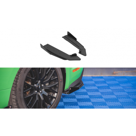 MAXTON Street Pro Lame Du Pare Chocs Arriere V.1 + Flaps Ford Mustang GT Mk6 Facelift