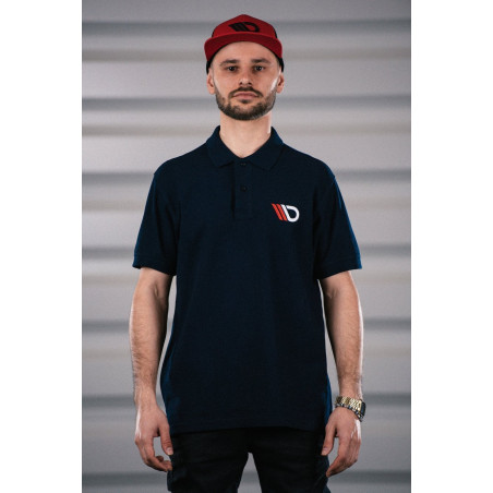 MAXTON Mens Navy Blue Polo shirt