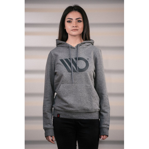 MAXTON Womens Gray Hoodie