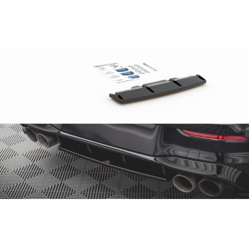 MAXTON Central Arriere Splitter Volkswagen Golf R Mk8