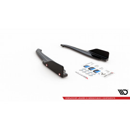 MAXTON Lames De Pare-Chocs Arrière Latérales + Ailerons V.1 BMW M8 Gran Coupe F93 MAXTON Lames De Pare-Chocs Arrière Latérales + Ailerons V.1 BMW M8 Gran Coupe F93