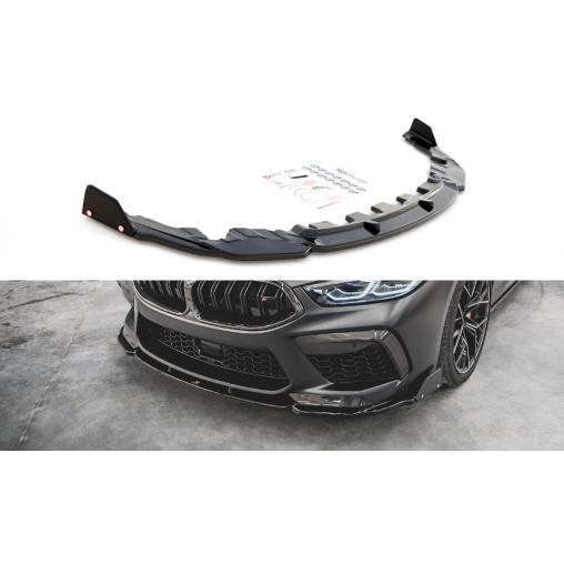 MAXTON Lame Du Pare-Chocs Avant + Ailerons V.1 BMW M8 Gran Coupe F93 MAXTON Lame Du Pare-Chocs Avant + Ailerons V.1 BMW M8 Gran Coupe F93