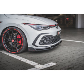 MAXTON Lame Du Pare-Chocs Avant + Ailerons V.2 Volkswagen Golf 8 GTI / R-Line MAXTON Lame Du Pare-Chocs Avant + Ailerons V.2 Volkswagen Golf 8 GTI / R-Line