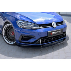 MAXTON Hybrid Sport Lame Du Pare-Chocs Avant VW Golf 7 R / R-Line Facelift