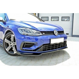 MAXTON Lame Du Pare-Chocs Avant V.2 VW Golf 7 R / R-Line Facelift