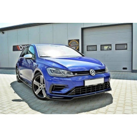 MAXTON Lame Du Pare-Chocs Avant V.2 VW Golf 7 R / R-Line Facelift