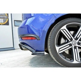 MAXTON Lame Du Pare Chocs Arriere VW Golf 7 R / R-Line Facelift