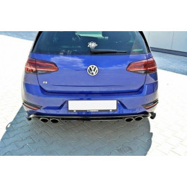 MAXTON Lame Du Pare Chocs Arriere VW Golf 7 R / R-Line Facelift