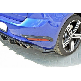 MAXTON Lame Du Pare Chocs Arriere VW Golf 7 R / R-Line Facelift