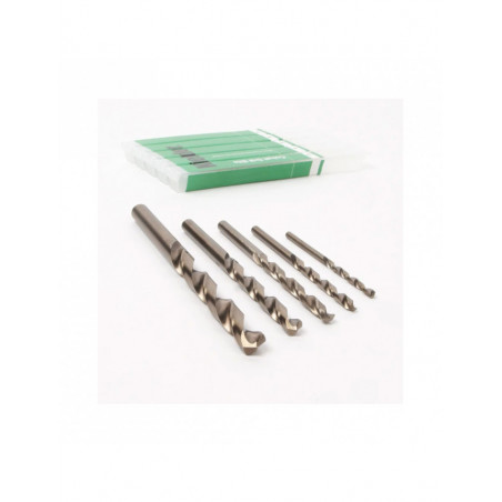 Coffret assortiment de forets KIELDER HSS 8% Cobalt 5 pièces 3/4/5/6/8mm