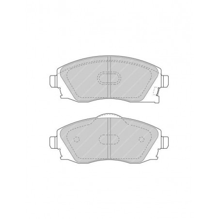 Plaquettes de Frein Ferodo DS2500 Avant Opel Corsa C 1.3 CDTi