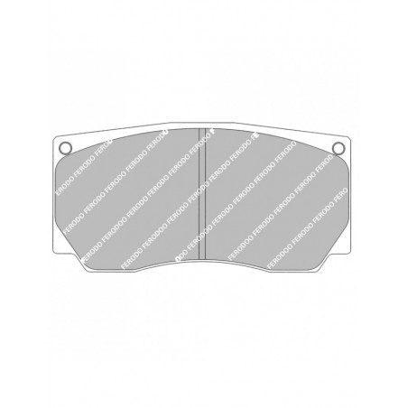 Plaquettes de frein Ferodo DS3000 avant Mitsubishi Evo 9