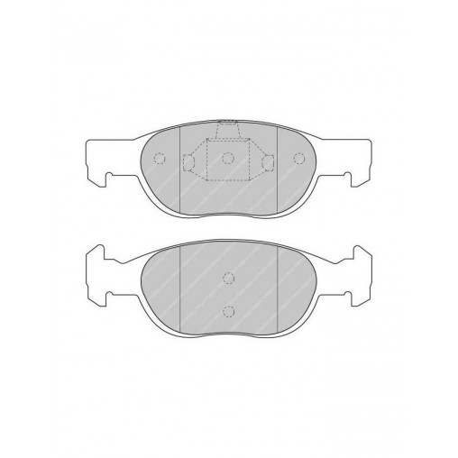 Plaquettes de Frein Ferodo DS2500 Avant Fiat Punto GT Turbo Plaquettes de Frein Ferodo DS2500 Avant Fiat Punto GT Turbo