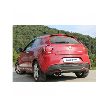 Tube central avec silencieux Inoxcar Alfa Romeo Mito 1,4i 2008-2012