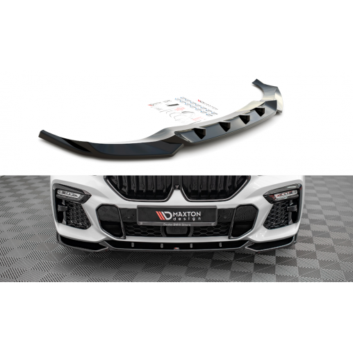 MAXTON Lame Du Pare-Chocs Avant V.1 BMW X6 M-Pack G06 MAXTON Lame Du Pare-Chocs Avant V.1 BMW X6 M-Pack G06