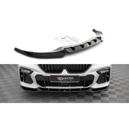 MAXTON Lame Du Pare-Chocs Avant V.1 BMW X6 M-Pack G06