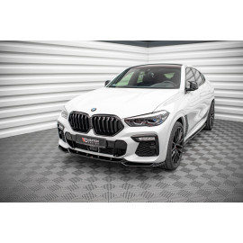 MAXTON Lame Du Pare-Chocs Avant V.1 BMW X6 M-Pack G06 MAXTON Lame Du Pare-Chocs Avant V.1 BMW X6 M-Pack G06