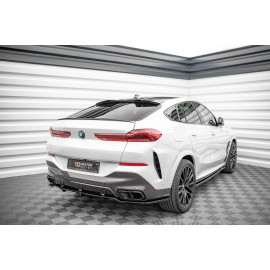 MAXTON Central Arriere Splitter (avec une barre verticale) BMW X6 M-Pack G06 MAXTON Central Arriere Splitter (avec une barre verticale) BMW X6 M-Pack G06