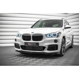 MAXTON Lame Du Pare-Chocs Avant V.1 BMW X1 M-Pack F48 MAXTON Lame Du Pare-Chocs Avant V.1 BMW X1 M-Pack F48