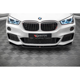 MAXTON Lame Du Pare-Chocs Avant V.1 BMW X1 M-Pack F48 MAXTON Lame Du Pare-Chocs Avant V.1 BMW X1 M-Pack F48