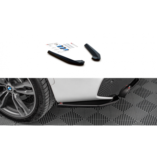MAXTON Lames De Pare-Chocs Arrière Latérales BMW X1 M-Pack F48 MAXTON Lames De Pare-Chocs Arrière Latérales BMW X1 M-Pack F48