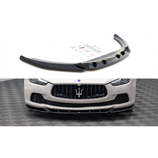 MAXTON Lame Du Pare-Chocs Avant V.1 Maserati Ghibli Mk3 MAXTON Lame Du Pare-Chocs Avant V.1 Maserati Ghibli Mk3