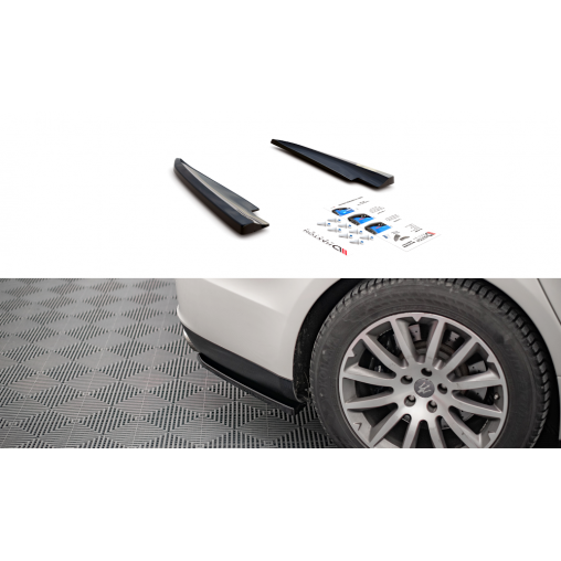 MAXTON Lames De Pare-Chocs Arrière Latérales Maserati Ghibli Mk3 MAXTON Lames De Pare-Chocs Arrière Latérales Maserati Ghibli Mk3