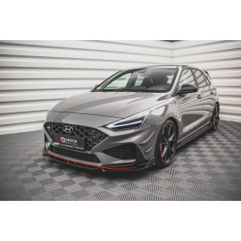 MAXTON Lame Du Pare-Chocs Avant + Ailerons V.1 Hyundai I30 N Hatchback/Fastback Mk3 Facelift